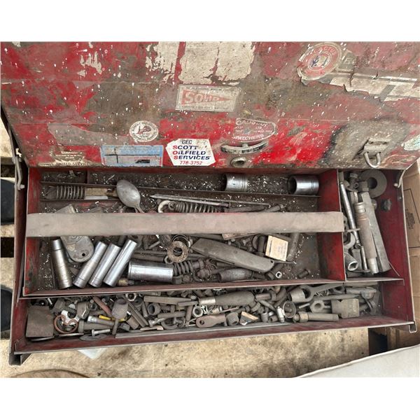 Small Tool Chest, 26Wx12Dx14.5H (tools inside included)
