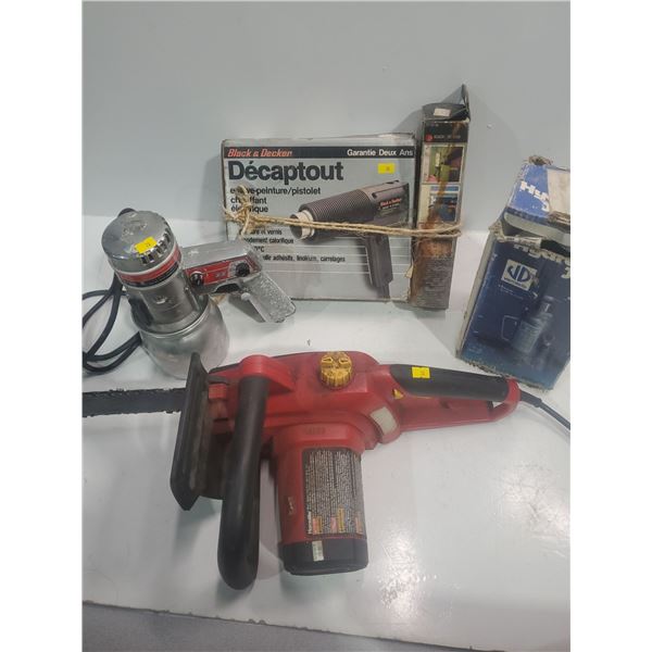 Mini Chainsaw, Heat Gun, and more