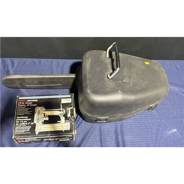 Chainsaw and Staplegun