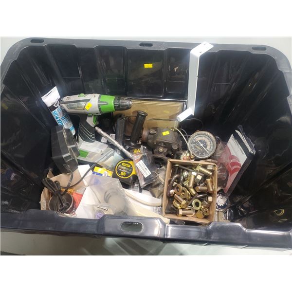 Drill, Bolts, and Other Building Supplies