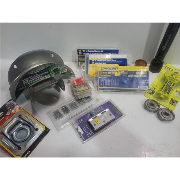 Hinges, Pins, Flashlight and more