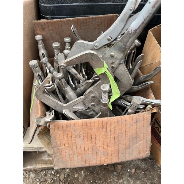 Box of Metal Clamps