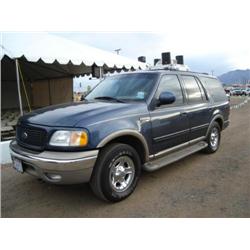 FORD EXPEDITION EDDIE BAUER  4 X 4 SUV, s/n N/A