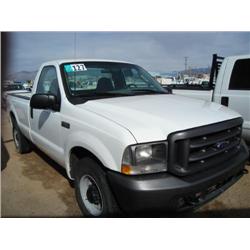 FORD F250 PICKUP s/n 1FTNF20L23EA44633