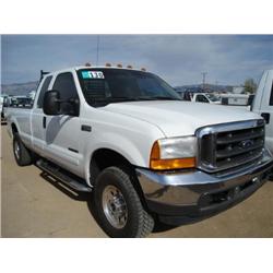 FORD F250XL SUPER DUTY 4X4 SUPER CAB PICKUP s/n 3FTNX21F91MA51298