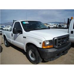 FORD F250XL SUPER DUTY PICKUP s/n 1FTNF20L71EC60815