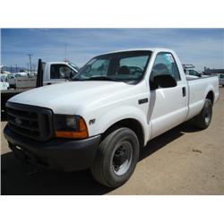 FORD F250XL SUPER DUTY PICKUP, s/n 1FTNF20LIXED06065