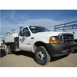 FORD F450XL SUPER DUTY FLATBED TRUCK s/n 1FDXF46F41EC60806
