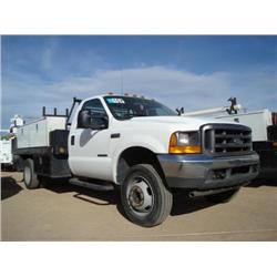 FORD F450XL SUPER DUTY FLATBED TRUCK s/n 1FDXF46F21EC60805