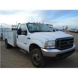 FORD F450XL SUPER DUTY UTILITY TRUCK s/n 1FDXF46F03EA10384