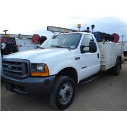 FORD F450XL SUPER DUTY MECHANICS TRUCK s/n 1FDXF46F81EC60808
