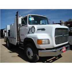 FORD AEROMAX L9000 S/A FUEL & LUBE TRUCK, s/n 1FDYS95L2KVA48900