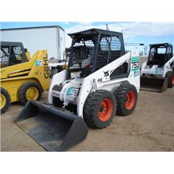 BOBCAT 753 SKID STEER LOADER, s/n 512723310