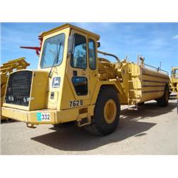 JOHN DEERE 762B 6,000 GAL WATER WAGON, s/n T0F762X794616