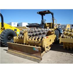 CATERPILLAR CP563D PADFOOT VIBRATORY COMPACTOR, s/n 9ZW00499