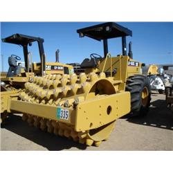 CATERPILLAR CP-563C PADFOOT VIBRATORY COMPACTOR, s/n 5JN00367