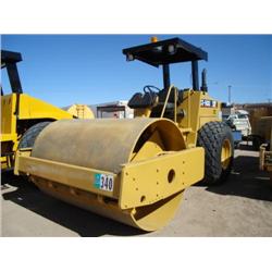 CATERPILLAR CS-563C SMOOTH DRUM VIBRATORY COMPACTOR, s/n 4KN00554