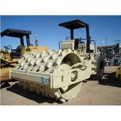 INGERSOLL RAND SD100F SMOOTH DRUM VIBRATORY COMPACTOR, s/n SP91A8401-S