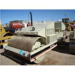 INGERSOLL-RAND DA-40 TANDEM SMOOTH DRUM VIBRATORY COMPACTOR, s/n 5309S