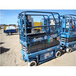 GENIE GS 1930 19ft. ELECTRIC SCISSORLIFT, s/n 17297