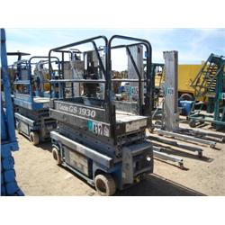 GENIE GS 1930 19ft. ELECTRIC SCISSORLIFT, s/n 10185