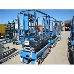 GENIE GS 1930 19ft. ELECTRIC SCISSORLIFT, s/n 2915