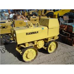 RAMMAX RW1404-MR WALK BEHIND TRENCH ROLLER, s/n 321117