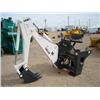 Image 1 : BOBCAT 709 BACKHOE ATTACHMENT W/ 12in. BUCKET