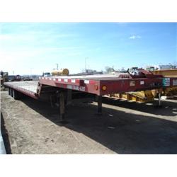 TRAILEZE DLX50T48 50 TON TRI-AXLE LOW BOY TRAILER, s/n 1DA73T75VP013156