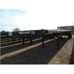 FRUEHAUF 48 ft T/A FLATBED TRAILER, s/n 1JJF482F8WS439676