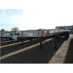 TRANSCRAFT EAGLE 48ft.  T/A SPREAD AXLE FLATBED TRAILER, s/n 1TTF48200R1044425