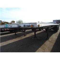 MCCULLOUGH MAFT-45 TANDEM SPREAD AXLE ALUMINUM FLATBED TRAILER, s/n 166FS4523HB000774