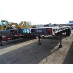 ARROW 40 ft T/A FLATBED TRAILER, s/n OK9812600