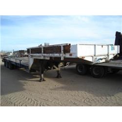 CHIEF CZD 38ft. T/A DROP DECK EQUIPMENT TRAILER, s/n 7204