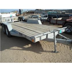 ROAD CLIPPER 16ft T/A UTILITY TRAILER, s/n 46UFU1620S1039818