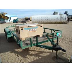 ACCUTRACK 16ft T/A UTILITY TRAILER s/n 1UFFS1623HT000114