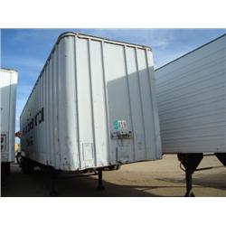 STRICK 36ft. T/A VAN TRAILER, s/n 110020