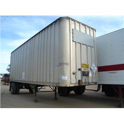 LUFKIN TFV-EP 28ft VAN TRAILER, s/n 50315