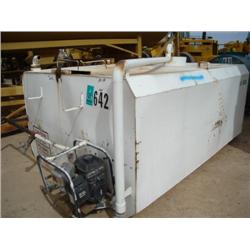 1800 GALLON WATER TANK  DUMP TRUCK INSERT, s/n 71-953