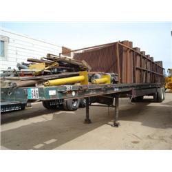 LUFKIN THT-60ST T/A FLATBED TRAILER, s/n 52343