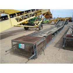 JRH 36in x 30ft STACKABLE CHANNEL BANANA CONVEYOR s/n N/A