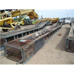 JRH 24in x 50ft STACKABLE CHANNEL BANANA CONVEYOR s/n N/A