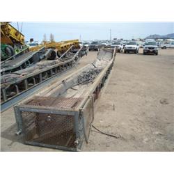 JRH 24in x 50ft STACKABLE CHANNEL BANANA CONVEYOR s/n N/A