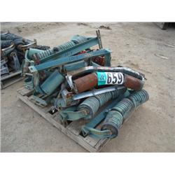 (2) PALLETS OF CONVEYOR ROLLERS