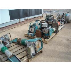 (3) PALLETS OF WACKER RAMMERS (PARTS ONLY),