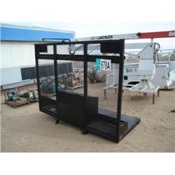 FLATBED HEADACHE RACK W/TOOLBOX