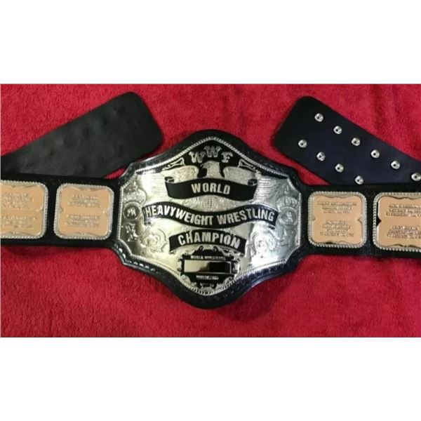 HULK HOGAN SIGNED WWF HEAVYWEIGHT WRESTLING BELT (WWOC COA)