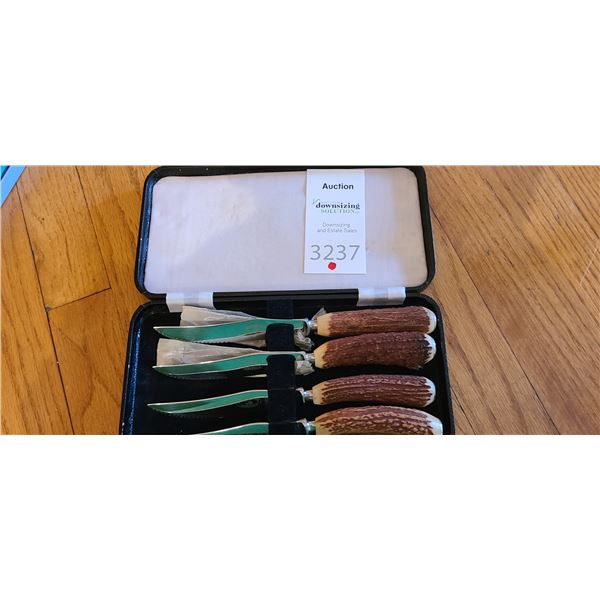 Antler Handles Steak Knives A