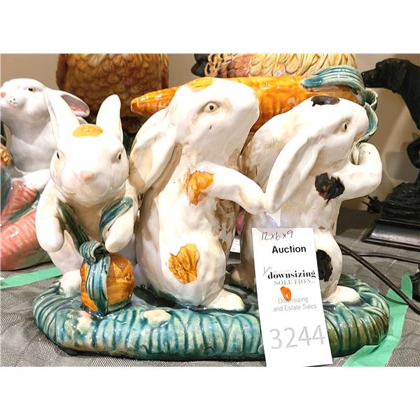 Fitz and Floyd Rabbit Decor A