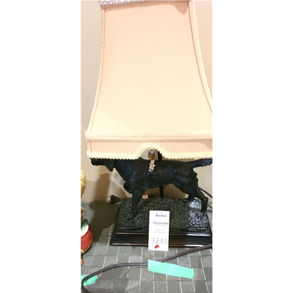 Composite Dog Figure Lamp A